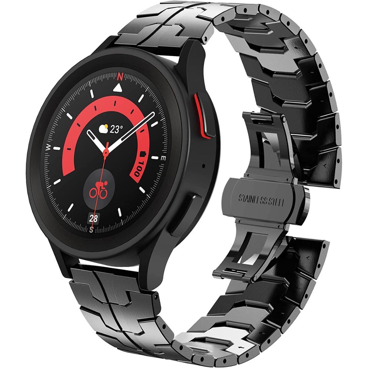 Bracelet sport Samsung Galaxy Watch 5 Pro - 45mm (vert pin/multi