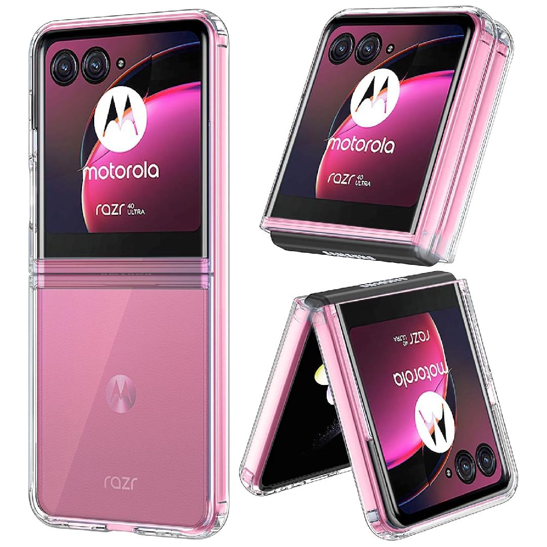 Case Compatible Motorola Razr 40 Ultra, For Motorola Razr Plus 2023 Case  With Hinge Protection, Hard Pc Slim Protective Cover