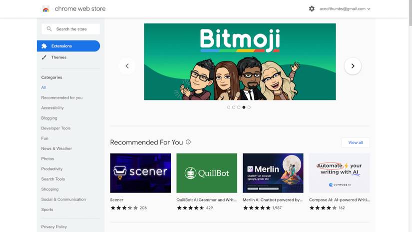 How to open the Chrome Web Store and install extensions