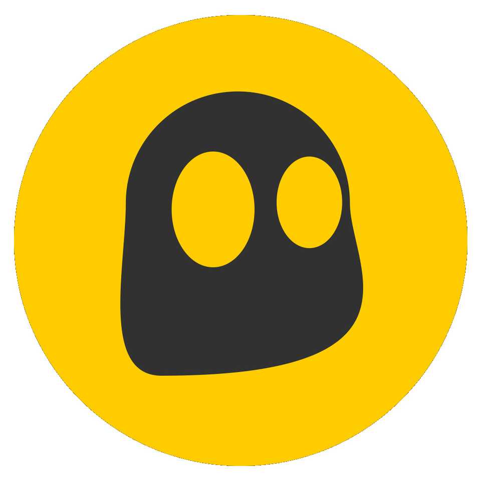 Cyberghost VPN logo on a white background