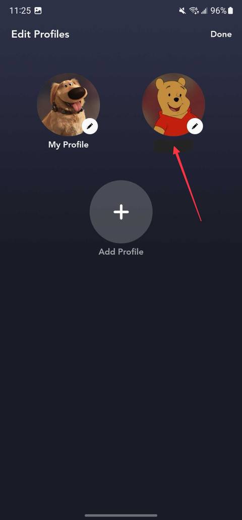 How to delete a Disney+ profile