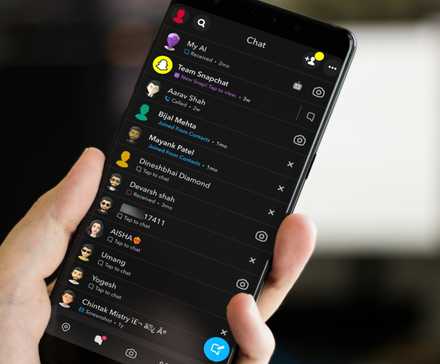 como usar o modo escuro no Snapchat Android