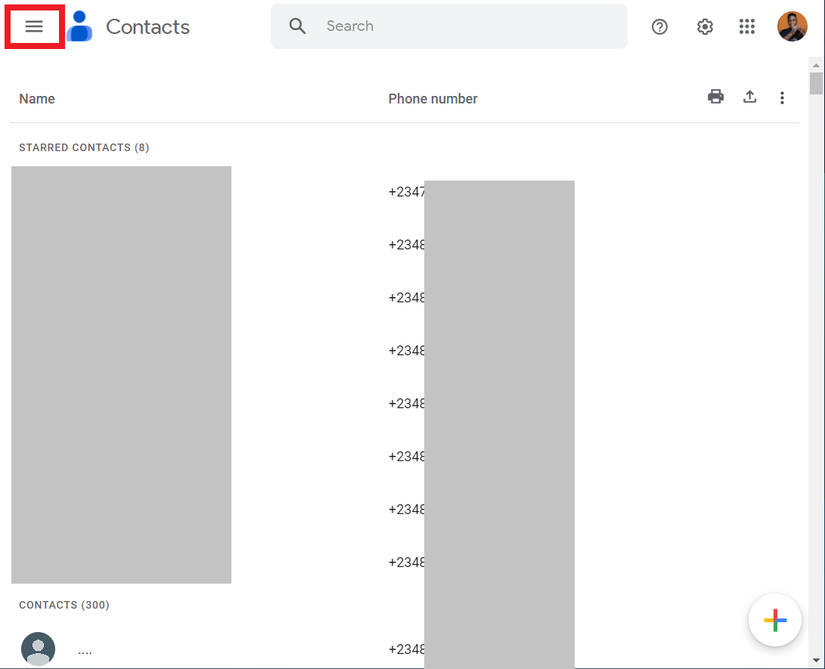 How to merge duplicates in Google Contacts