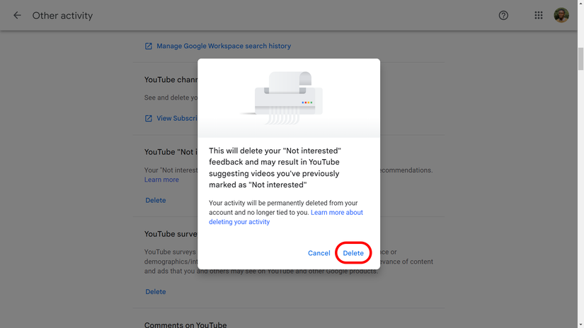 How to block a YouTube channel