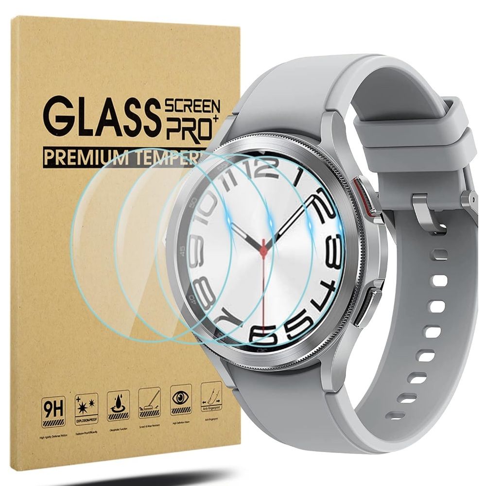 SPGUARD [2Pack Galaxy Watch 6 40mm Screen Protector, Auto-alignment  Installation Kit Accessories Tempered Glass Screen Protector for ONLY Samsung  Watch 6 40mm (NOT for Other Models)
