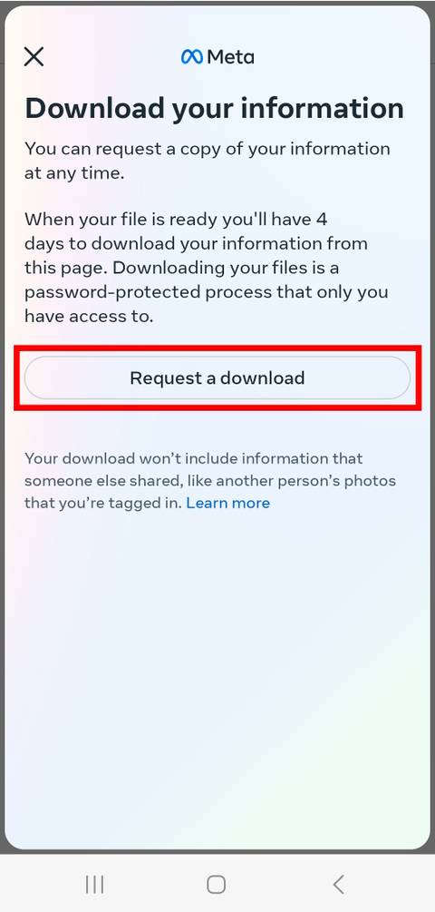 Facebook File Download How to download your Facebook data