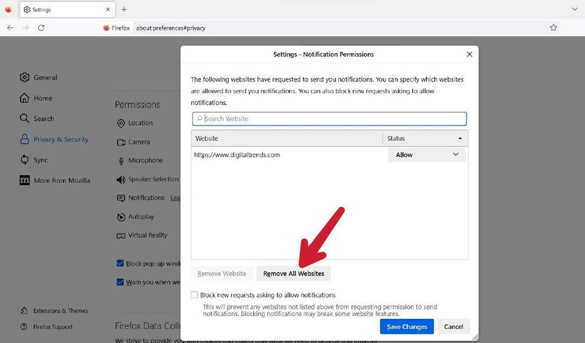 How to block pop-up notifications in your browser