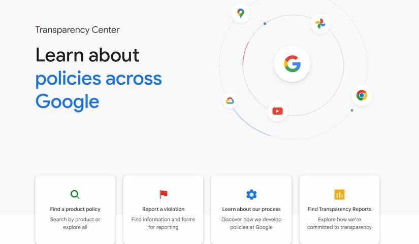 Google's new Transparency Center has big Don't Be Evil energy