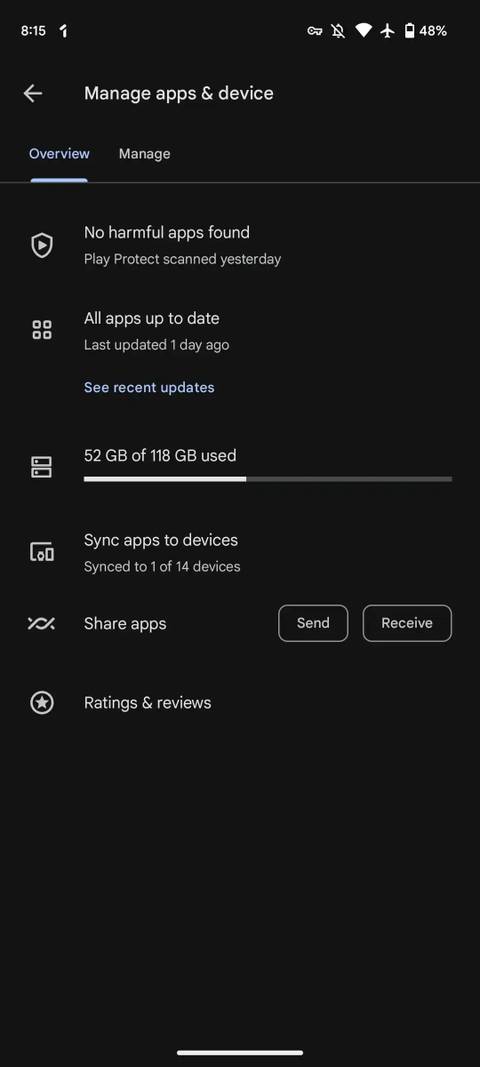 The Google Play Store is testing a nearly pitch-black dark theme
