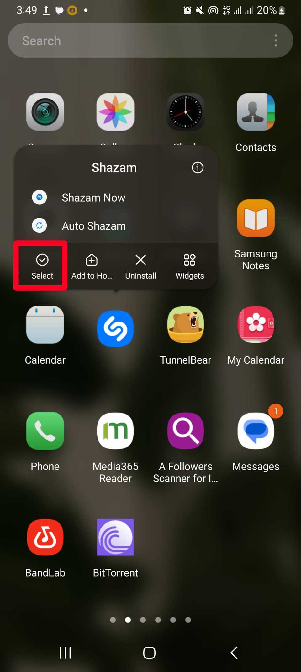 How to arrange apps on Android