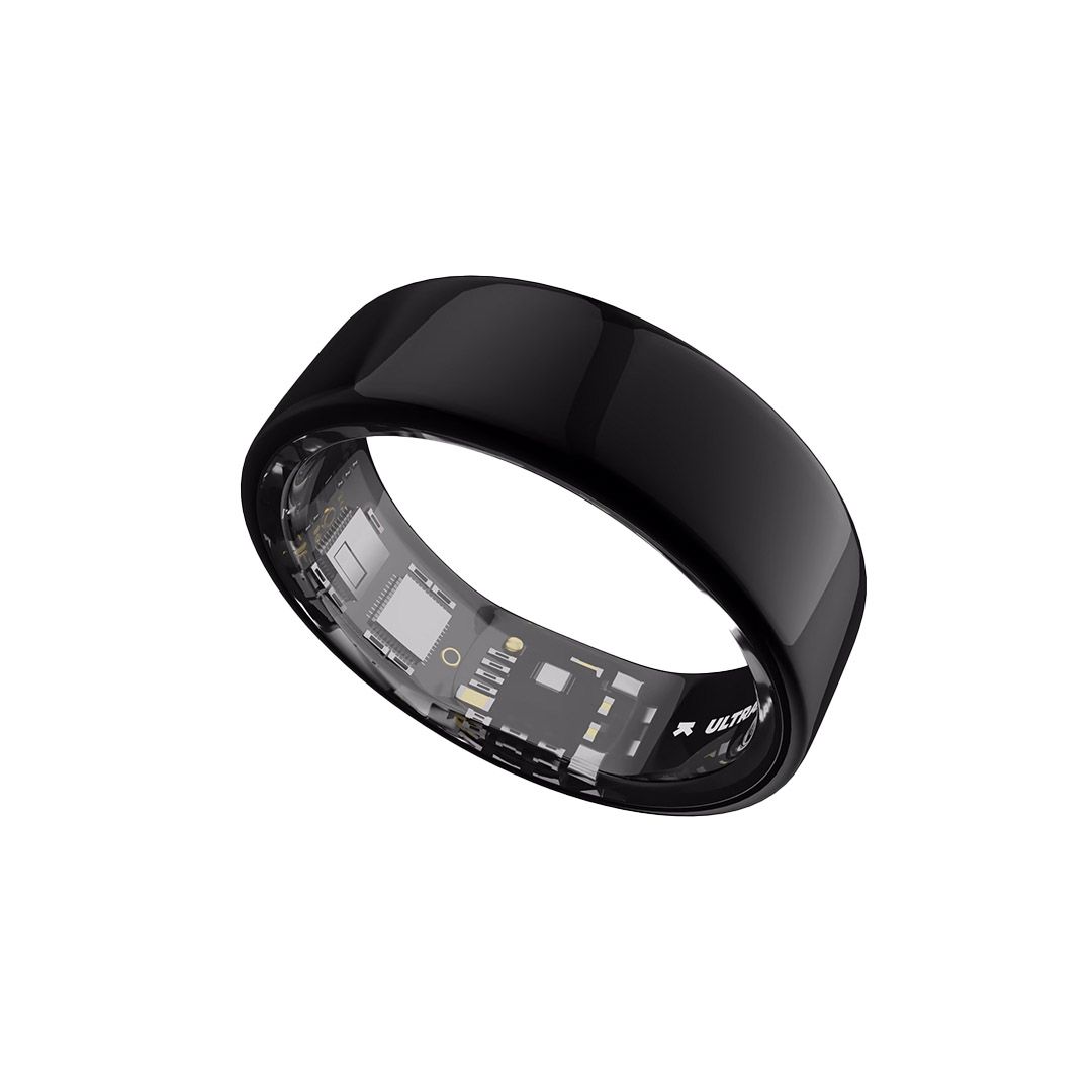 Ultrahuman Ring AIR Lightest Health-Tracking Wearable -Aster Black 