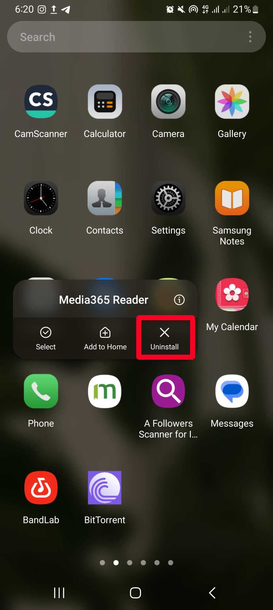 How to arrange apps on Android