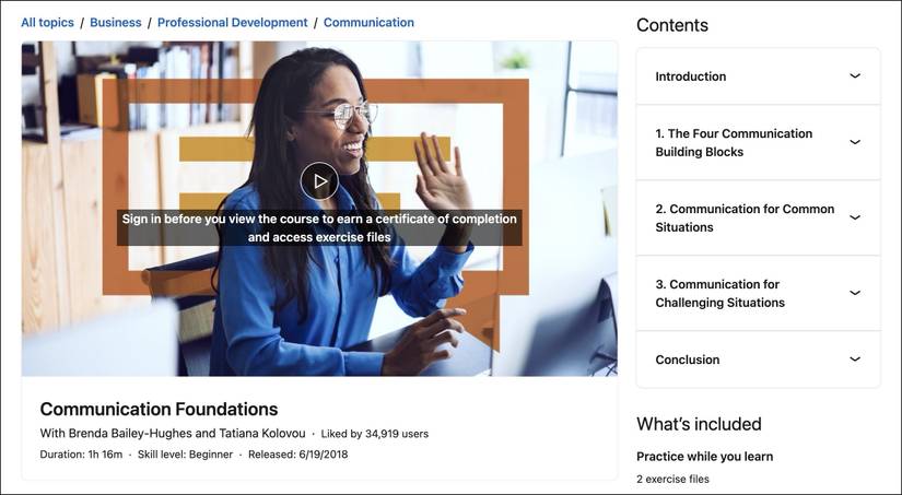 Linkedin Language Course 7 most popular LinkedIn Learning courses