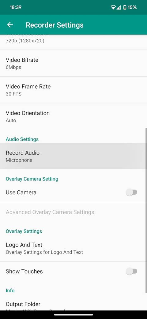 How to record audio from Android apps