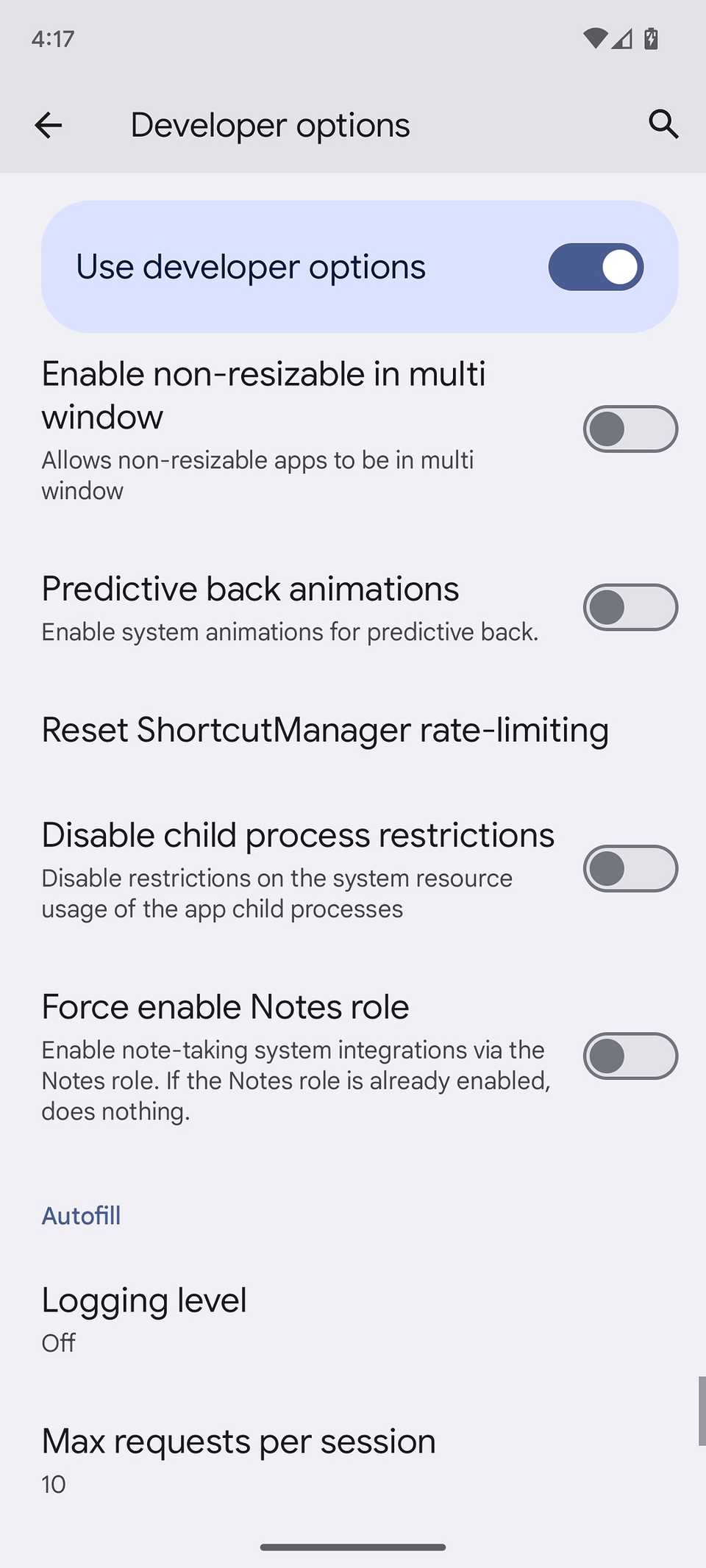 How to enable and use navigation gestures in Android