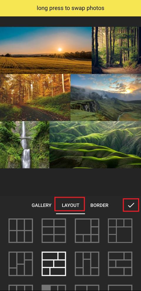 How to make a photo collage on your phone
