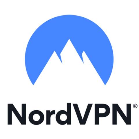 NordVPN logo on a white background