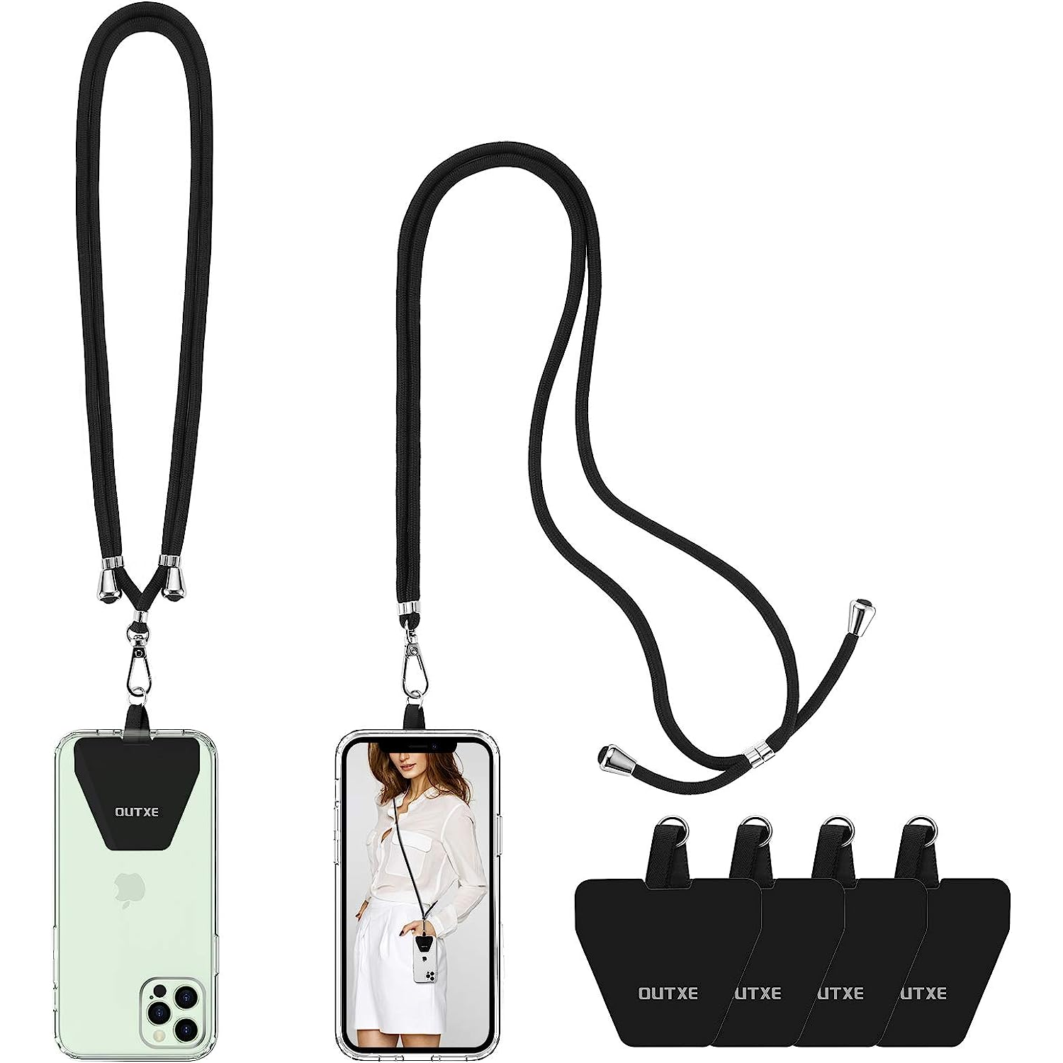 Personalized Lanyards for Ship Cards with Phone Tether Holder
