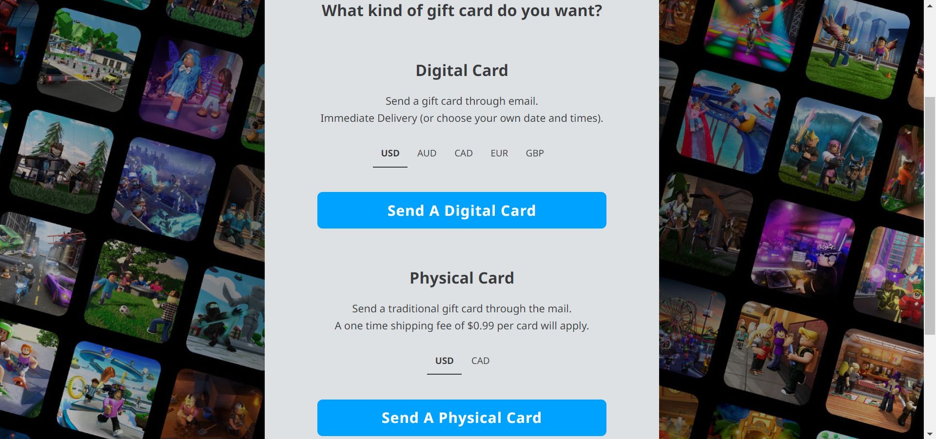 How To Redeem Your Roblox Gift Card Roblox Card Purchase Page