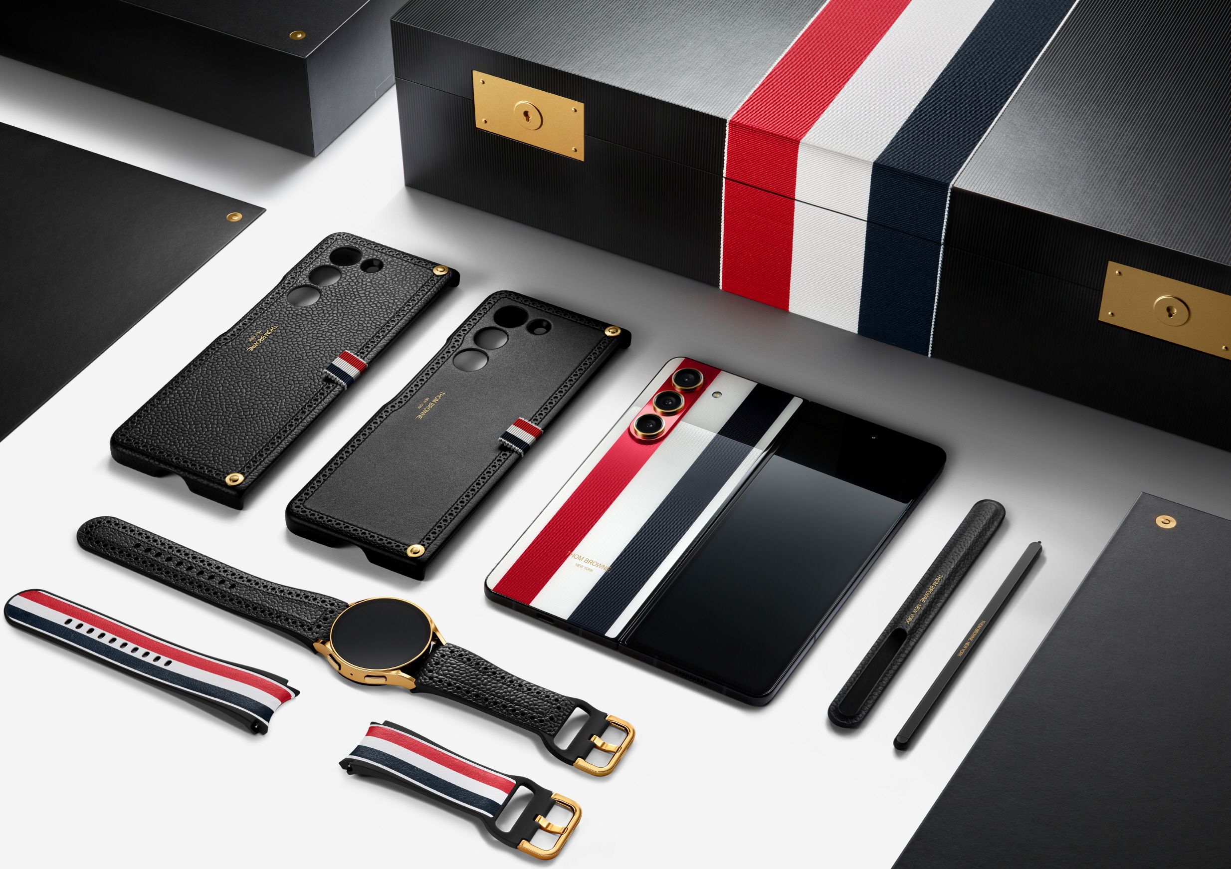 Samsung Galaxy Z Fold 5 Thom Browne Edition is the fashionable