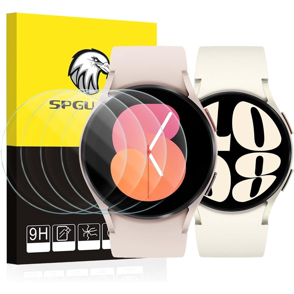 Supershieldz (3 Pack) Designed for Samsung Galaxy Watch 6 (40mm) / Galaxy  Watch 5 (40mm) / Galaxy Watch 4 (40mm) Tempered Glass Screen Protector,  Anti