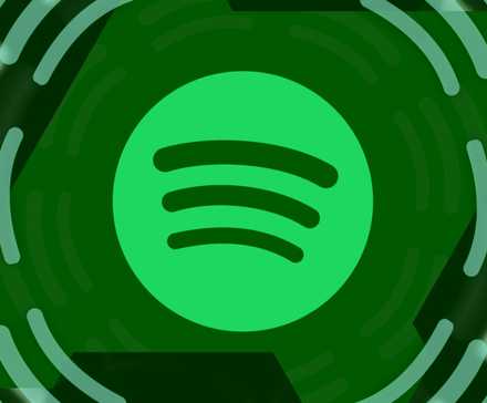 The Spotify logo within the AP initials