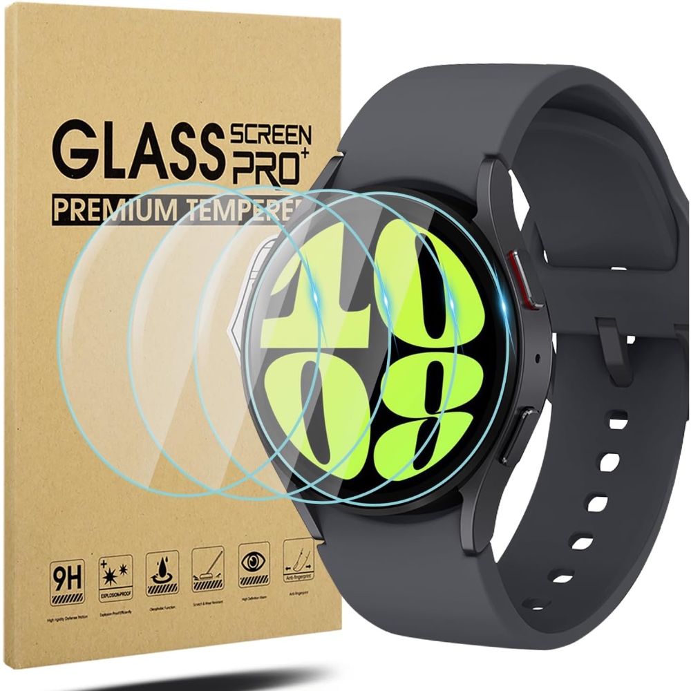 Case For Samsung Galaxy Watch 6 Screen Protector 40mm, 3pcs Diamond Hard Pc  Cases Protective Screen Full Cover Bumper For Galaxy Watch 6