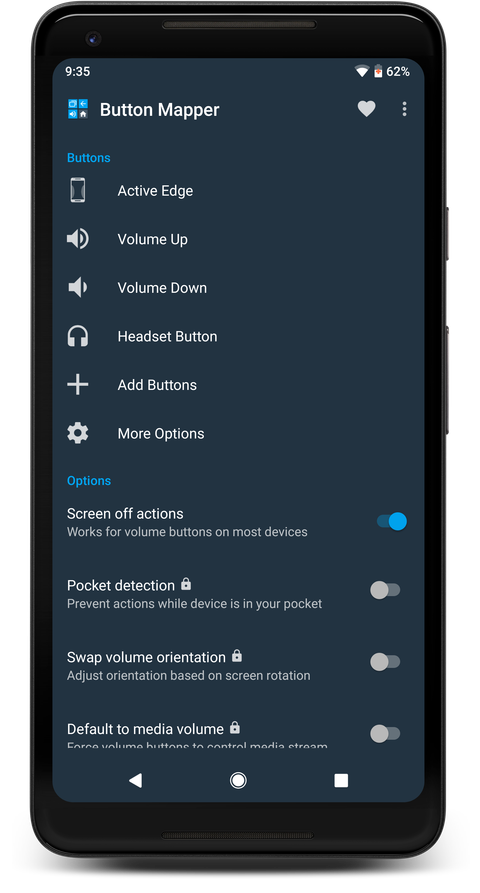 Android Option Buttons How to add an iPhone-esque action button to your Android phone