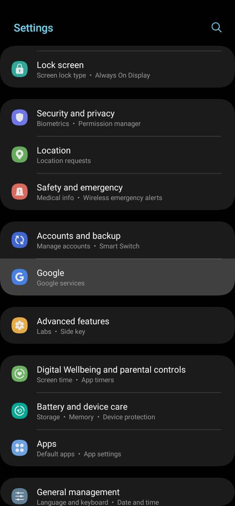 Setting Address How to change the home address in your Google account