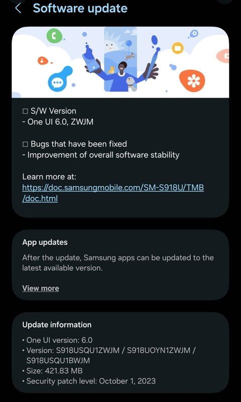 Android 23 Samsung's back with another One UI 6 beta for the Galaxy S23