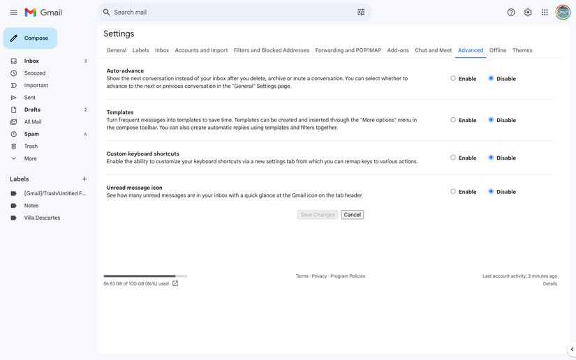 How to create email template for your Gmail account