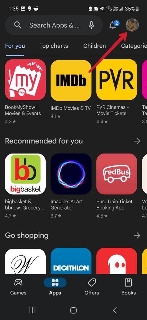 How to delete your history on the Google Play Store