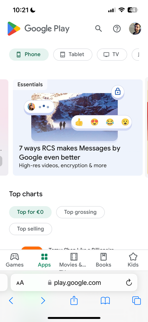 Google is now using the Play Store to shove RCS in Apple’s face