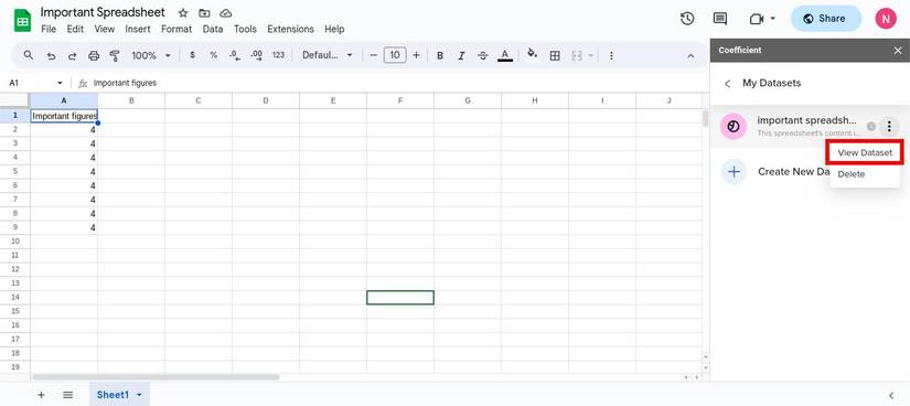 How to use Google Sheets data connectors