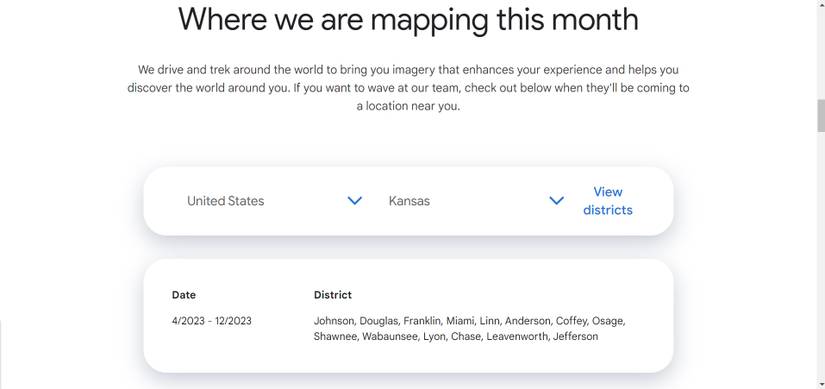How often does Street View update?