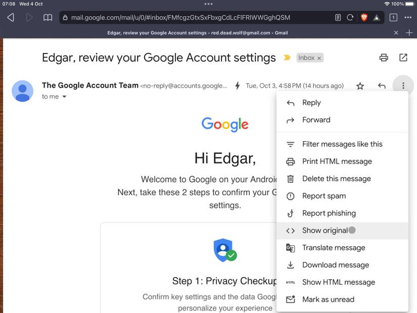 Email Source Message How to track an email IP address to its source
