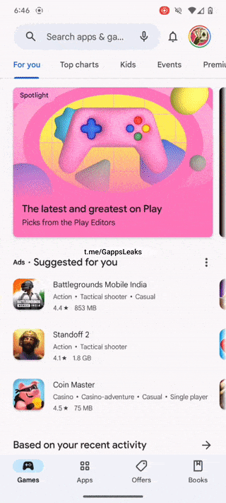 Google Play Store tests a permanent search bar for enhanced usability