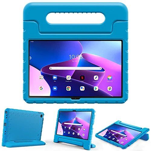For Lenovo Tab M10 Plus 3rd Gen Case, Leather Folio Stand Tablet