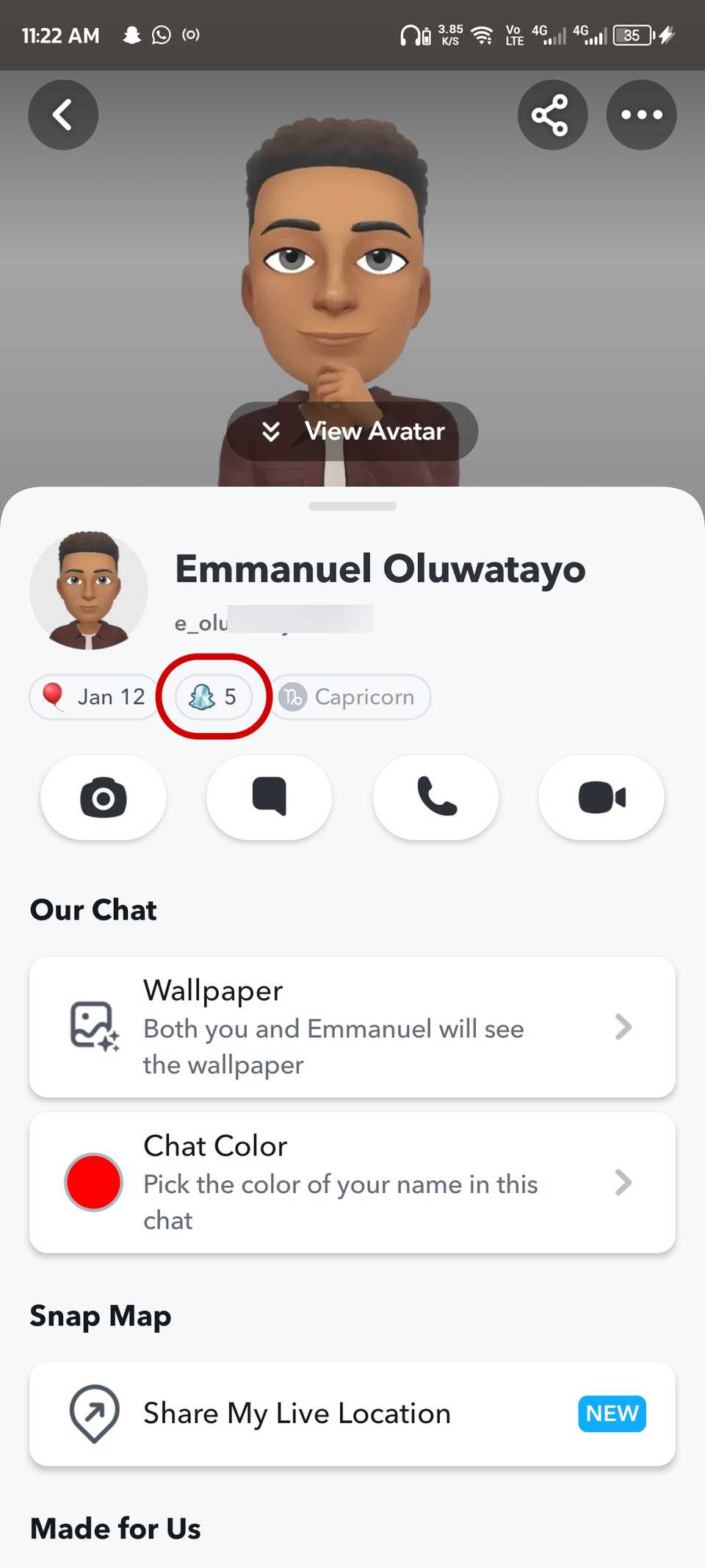 Snap Message Snapchat: How to see if someone has unadded you