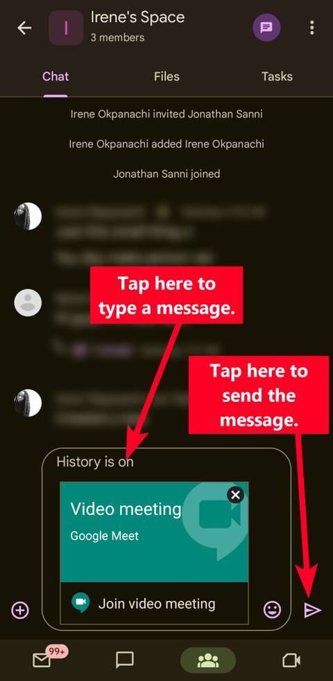 How to make a call via Gmail
