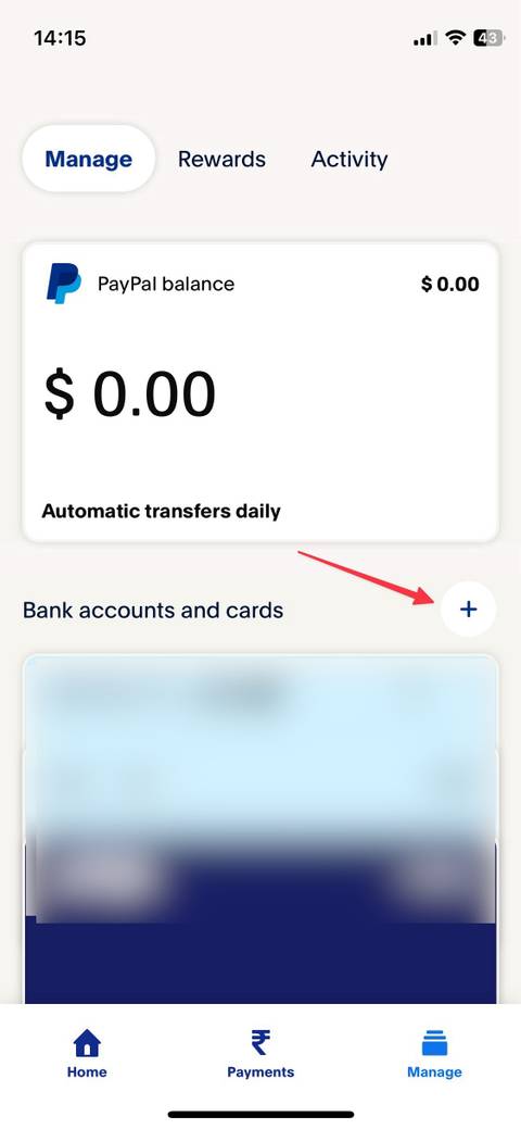 Paypal: How to add a gift card to your account