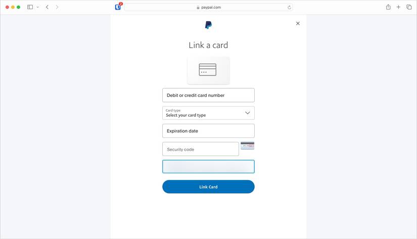 Paypal: How to add a gift card to your account