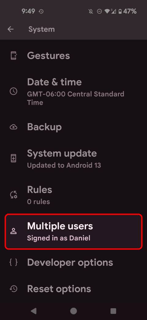 How to add profile icons with Guest Profiles in Android
