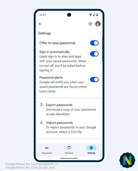 Google Password Manager could soon pick up a new design