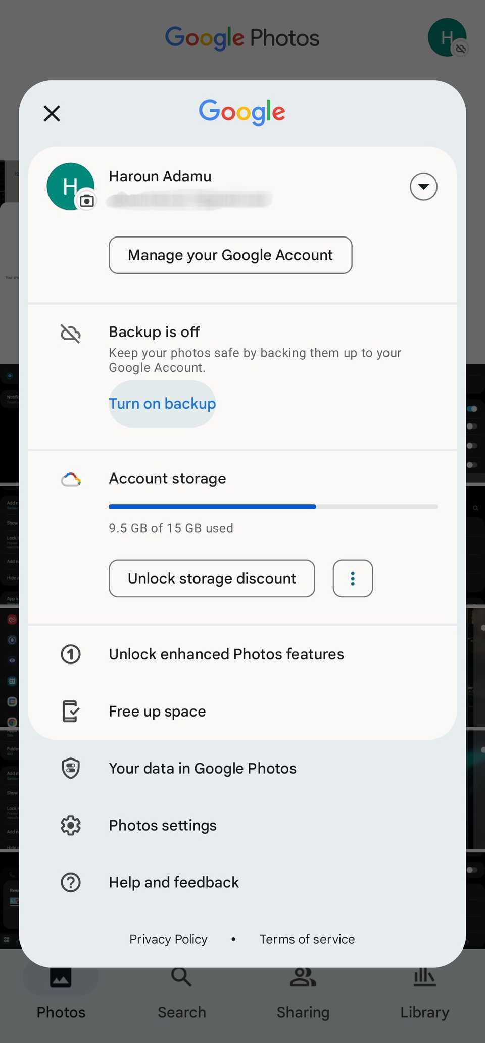 How to sync and back up your images in Google Photos