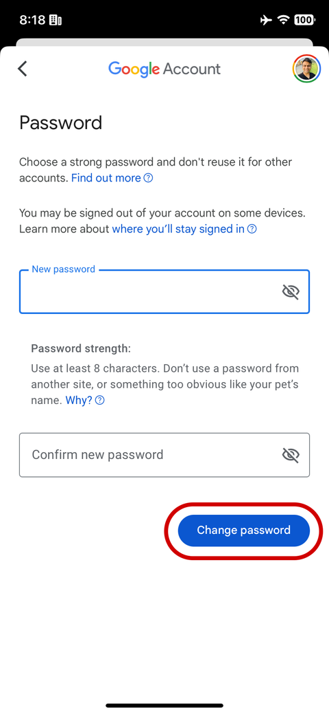 How to change your Gmail password on your phone and desktop