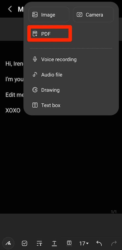 Open With Samsung Notes.pdf 9 useful Samsung Notes tips and tricks