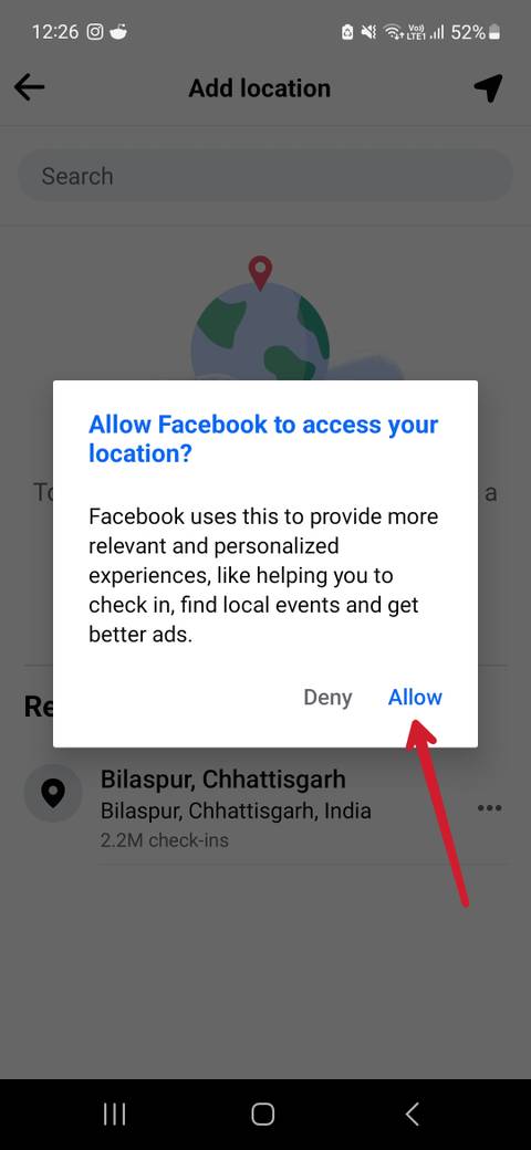 Facebook Location. Sign Facebook: How to check in