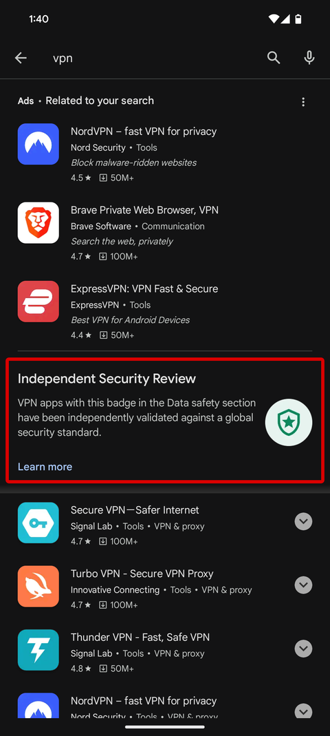 Google wants to make it easier for you to identify secure Play Store apps