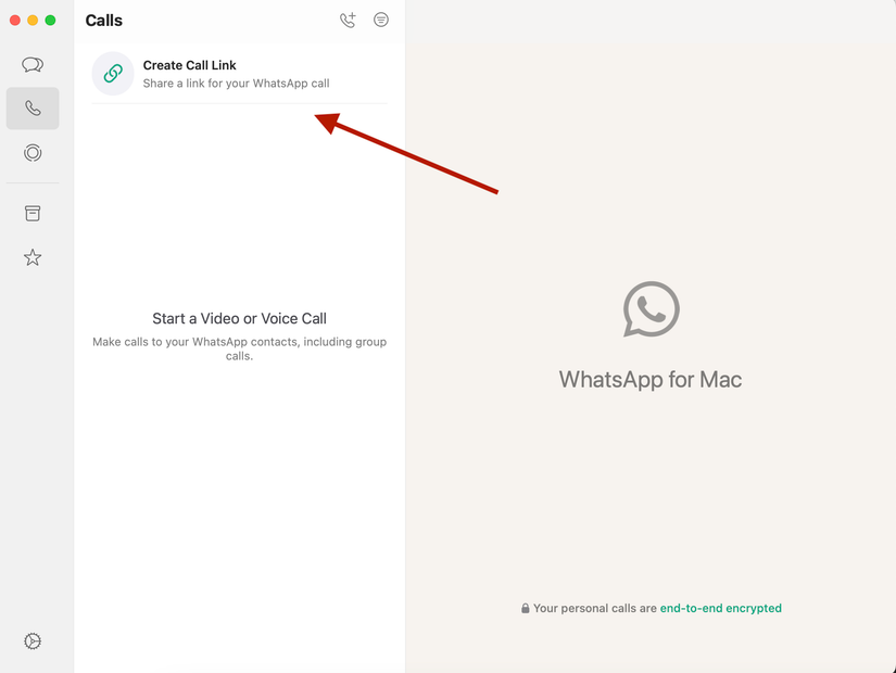 How to make and use WhatsApp call links